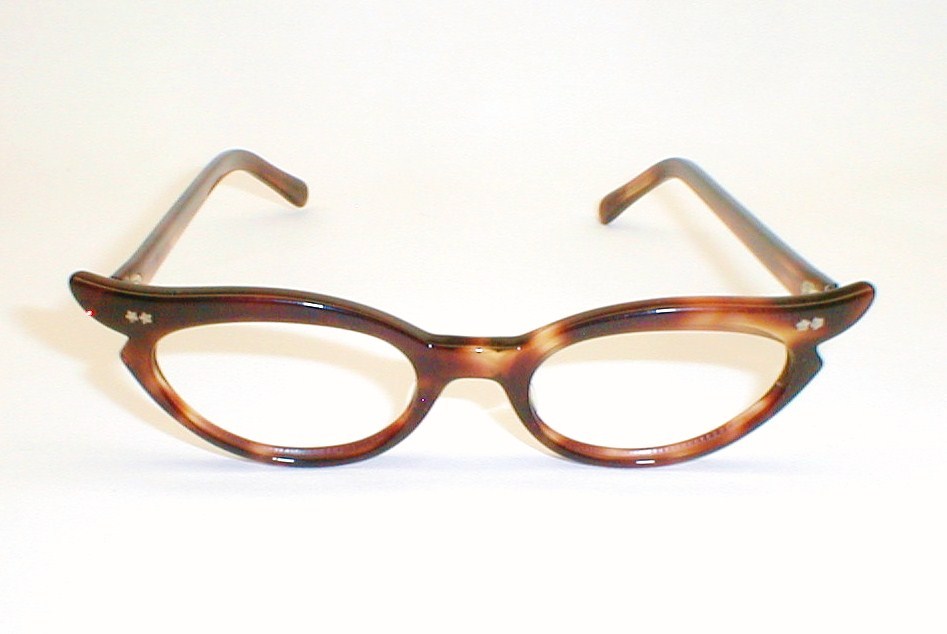 Pink Copper Haze 1960s Cat Eye Glasses