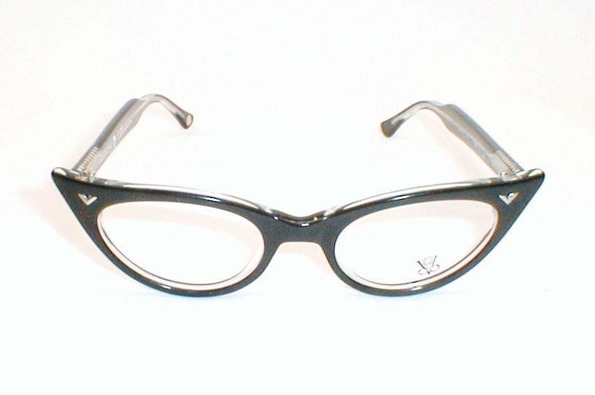 Vintage Ladies Eye Glasses CatEye , Victory Optical