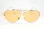Bausch & Lomb, Ray-Ban AmberMatic Adaptive, Shooters, Gold Aviators