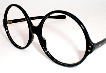 Big Round Black Glasses Frames