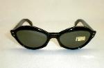 Vintage 1960s Italian Sunglasses, Thick Sunglasses with Big Hinges, Made in Italy