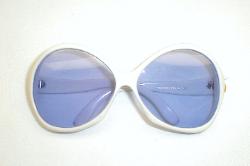 White Italian Vintage Sunglasses