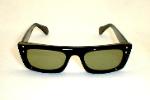 Fellini Inspired Sunglasses, New Old Stock, Condition Flawless, Thick Black Frames
