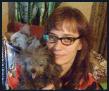 Kristi in vintage Cats Eye Glasses Eyeglasses